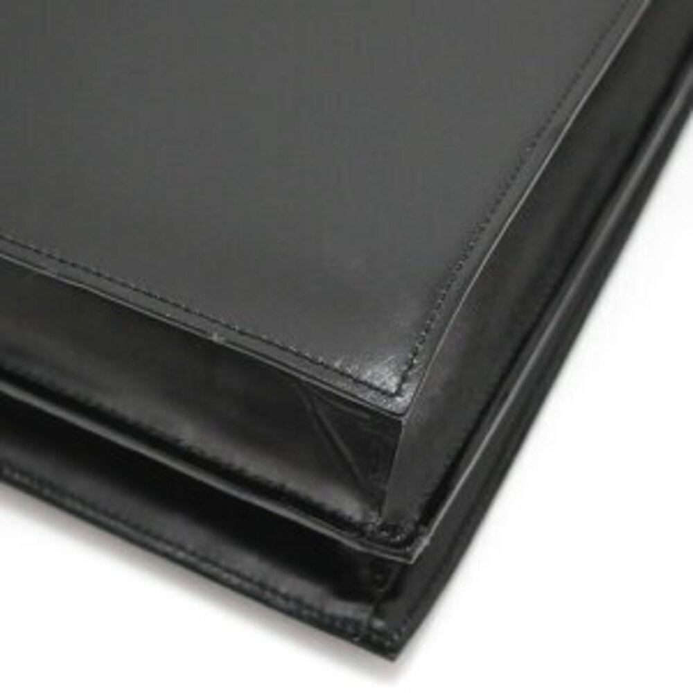 Celine Handbag Chain Lock Leather Black - Picture 5 of 6